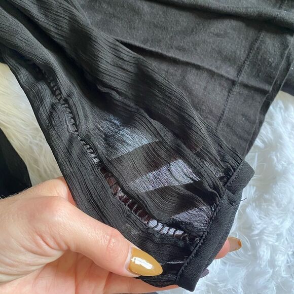 Lucky Brand Black Long Sleeve Top Size XS - Picture 4 of 7